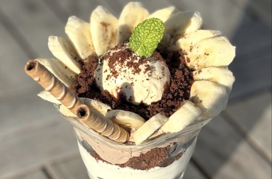 チョコバナナパフェ